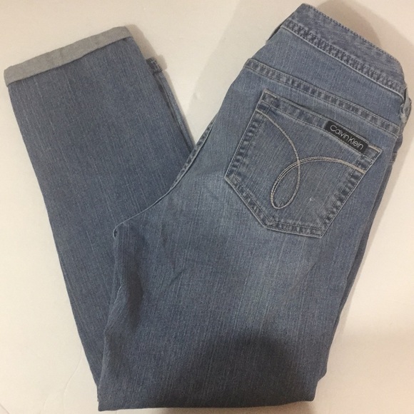 Calvin Klein Jeans Denim - Calvin Klein Jeans Woman’s Light Wash Capris 29/8